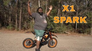 Qronge X1 Spark Electric Dirt Bike Unboxing & Riding Test