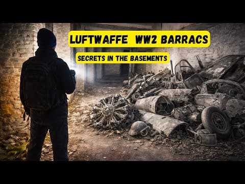 Inside A Lost German Ww2 Luftwaffe Camp. #abandoned #creepyhistory  #ww2secrets#lostplaces