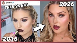 Recreating This 2016 Vampy Makeup Look 🖤 10 Years Later (2016 Vs 2026)
