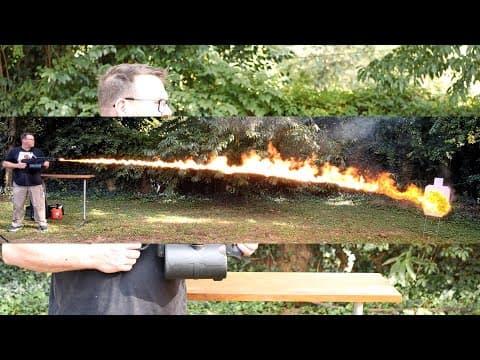Super Flamethrower From Super Villain Supply Bad To The Bone!