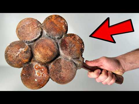Asmr Rusty Pan Restoration - No Talking
