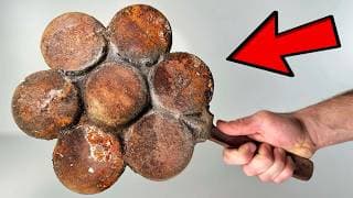 Asmr Rusty Pan Restoration - No Talking