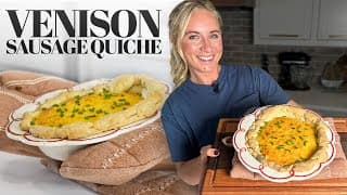 How To Make A Venison Sausage Quiche! | Wild Game Recipe