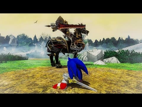 Sonic & The Black Knight Remake Gameplay (4k)