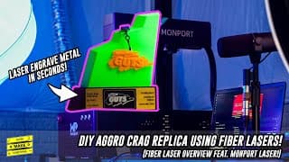Diy Aggro Crag Replica Using Fiber Lasers! (fiber Laser Tech Overview Feat. Monport Laser!)