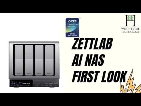 Zettlab D4 Ai Nas - First Look