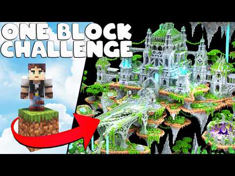The Ultimate Skyblock World Built With No Mods!