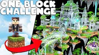 The Ultimate Skyblock World Built With No Mods!