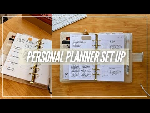 October Personal Planner Set Up & Flip Through + How I Track Finances, Events, Tasks, Goals And More