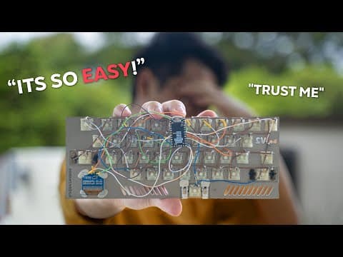 I Tried To "handwire" A Keyboard