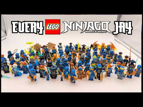 Every Ninjago Jay Minifigure Ever ⚡️⚡️ (2011-2026)