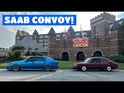 We Road Tripped Two Saabs 400 Miles To Saab Owners Convention 2025!