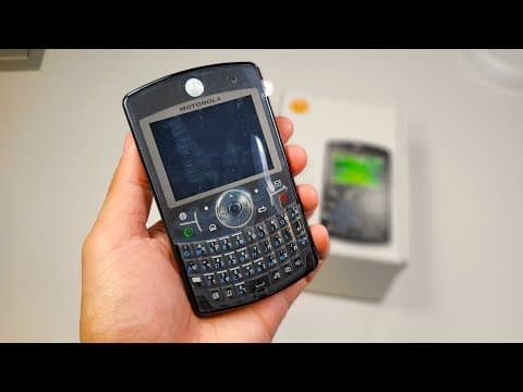 Moto Q9h – Vintage Smartphone Unboxing