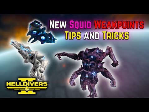 New Illuminate Weakpoints, Best Weapons Helldivers 2 - Fleshmob, Stingray, Crescent Overseer