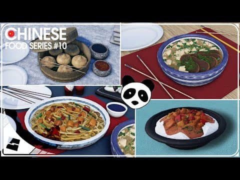 Roblox Studio | Food Series #10 [chinese Dishes] 🇨🇳
