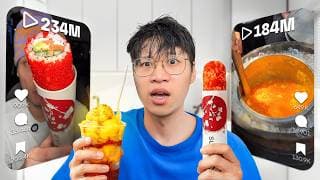 I Ate ONLY Viral Tiktok Food for 100 Hours