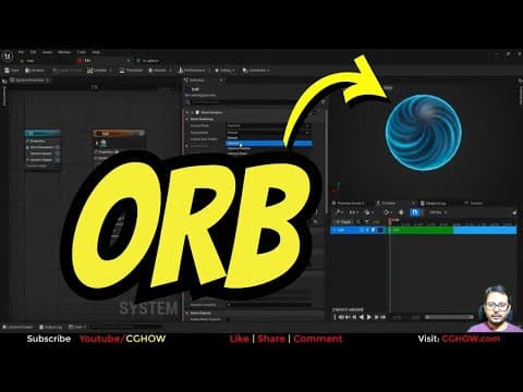 Simple Orb In Unreal Engine Niagara