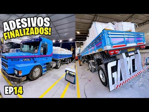 Finalizando Os Adesivos Do Novo Conjunto 😍 Projeto V8 Ep14