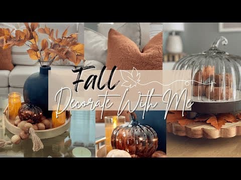🍂 Fall Decorate With Me 2024 | Fall Decorating Ideas | Cozy Fall Decor | Fall Aesthetic