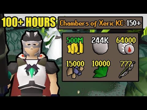 100+ Hours Of Chambers Of Xeric | Uim Collection Log Completionist (#58) [osrs]