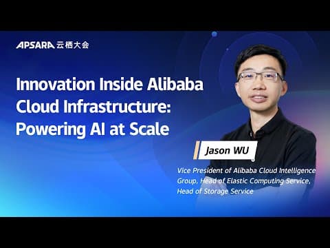 Innovation Inside Alibaba Cloud Infrastructure Powering Ai At Scale