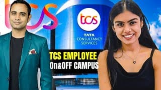 Tcs Employee | Tcs On & Off Campus Hiring | Pratik Shrivastava & Aditi Mishra