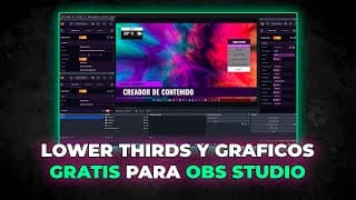 Lower Thirds Y Graficos Integrados En Obs Studio