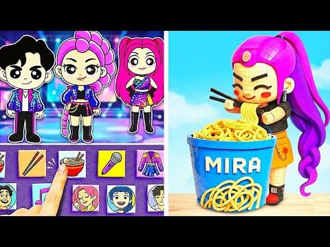 Paper Or Lego Kpop Demon Hunters? *fun Crafts & Diy Gadgets*
