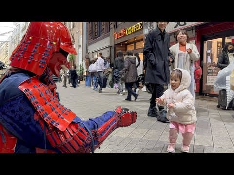 #32 Samurai Mannequin Prank In Japan / Asakusa Tokyo, Kakunodate Akita