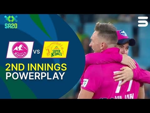 2nd Innings Powerplay | Paarl Royals Vs Joburg Super Kings | Eliminator | Sa20 | Zk1j