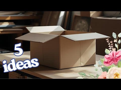 This Cardboard Box Diy Saved Me So Much Money 💸