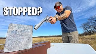.500 Magnum Vs Solid Block Of Lead (shocking Results)