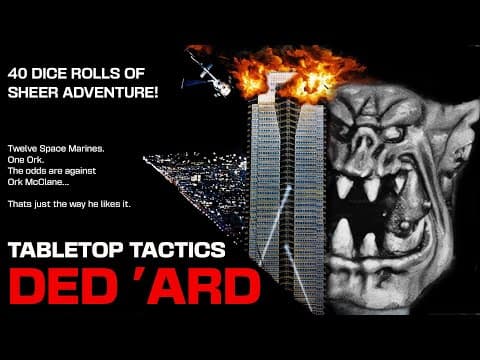 Ded 'ard: Orks Vs Space Marines Warhammer 40k Battle Report | Die Hard Christmas Special!