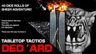 Ded 'ard: Orks Vs Space Marines Warhammer 40k Battle Report | Die Hard Christmas Special!