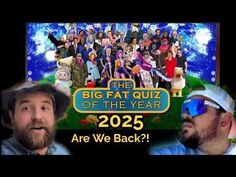 Americans React To "the Big Fat Quiz Of The Year (2025)"