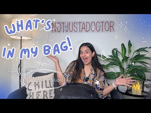 What's In My Bag! *obgyn Night Duty Edition*