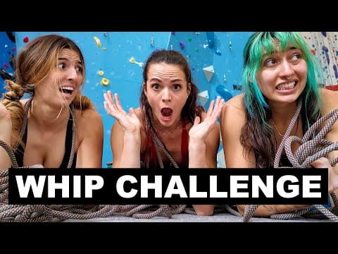 Who Will Take The Biggest Whip?! 😵‍💫 Climbing Challenge With Viral Stunt Artist @corinnenicewick