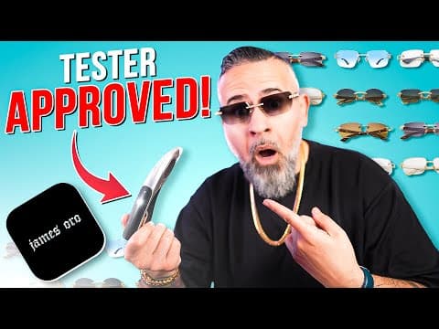 Did They Put Diamonds On These Glasses? | New James Oro Premium Line