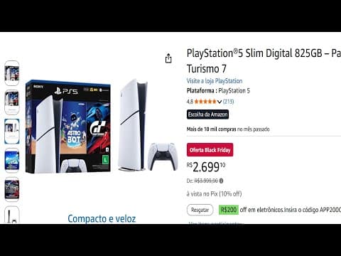 Playstation 5 Por 2500 Reais Agora!! (acabou :/ )