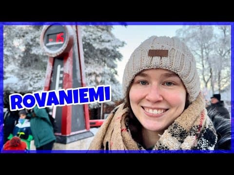 Journey To The Arctic: Vlogging In Finnish From Rovaniemi 🎅(eng/fin Subs) Part 1