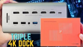 The Ultimate Macbook & Windows Dock? Tobenone 20-in-1 Triple 4k Unboxing