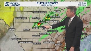 Cold Front Arrives Friday Bringing Chance For Showers | Kens 5 Weather Impact Forecast