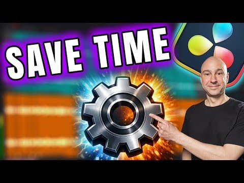 Davinci Resolve 20 Quick Tip: ⏰ Save Time With Project Presets