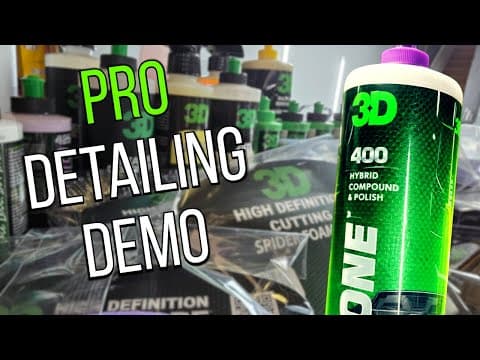 3d Car Care Product Demo At Clean Your Car | Tcb Visit