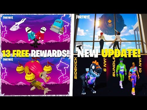 Fortnite Free 13 South Park Rewards! (free Battle Pass, Super Styles, Chainsaw Man)