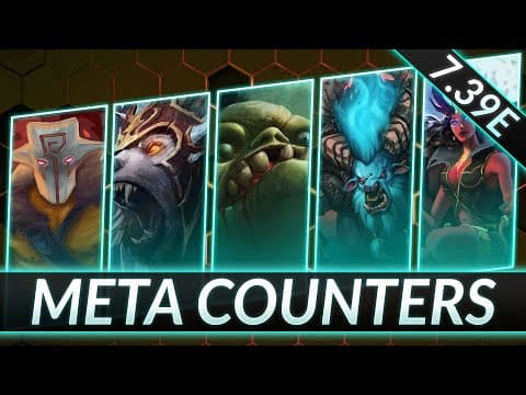 5 Broken Heroes And How To Easily Counter Them! (free Mmr) - Dota 2 Meta Guide 7.39e