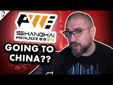 I'm Working The Shanghai Cs2 Major