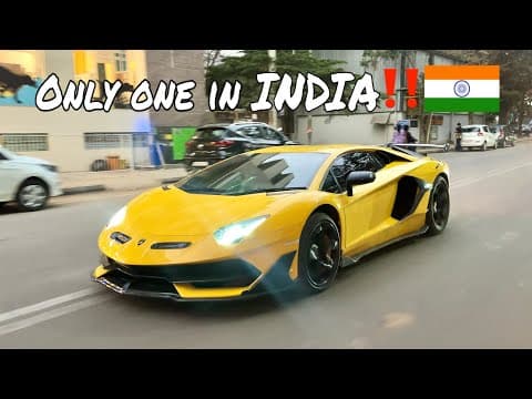 LAMBORGHINI AVENTADORs IN INDIA | AVENTADOR SVJ x2, GALLARDO, HURACAN x5, URUS x3 & More.....