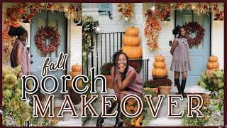 Fall Porch Makeover| Exterior Refresh For Autumn 🍂 + Planting, Landscaping, And Fun Diy Project!