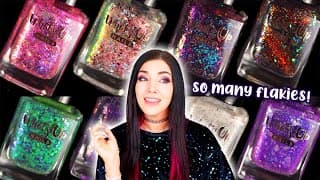 Color Changing Flakies?! Whats Up Nails Spooky Spice Nail Polish Swatch & Review || Kelli Marissa